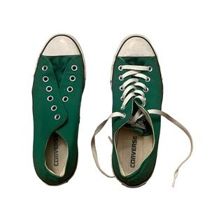 Green Low Top Converse